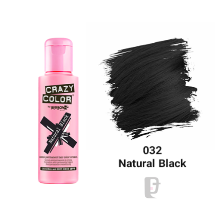 رنگ فانتزی کریزی کالر CRAZY COLOR Natural Black 032
