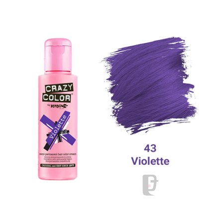 رنگ فانتزی کریزی کالر CRAZY COLOR Violette 43
