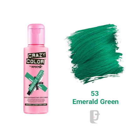 رنگ فانتزی کریزی کالر CRAZY COLOR Emerald Green 51