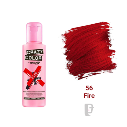 رنگ فانتزی کریزی کالر CRAZY COLOR Fire 56
