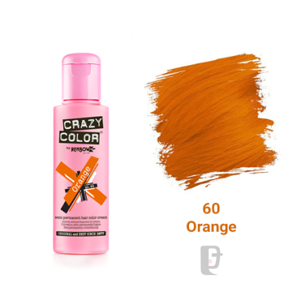 رنگ فانتزی کریزی کالر CRAZY COLOR Orange 60