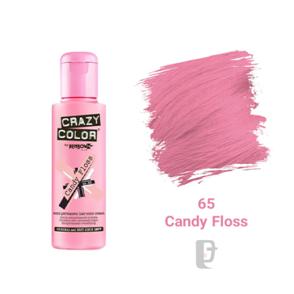 رنگ فانتزی کریزی کالر CRAZY COLOR Candy Floss 65