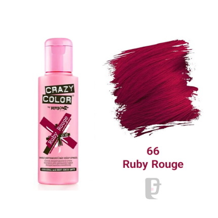 رنگ فانتزی کریزی کالر CRAZY COLOR Ruby Rouge 66