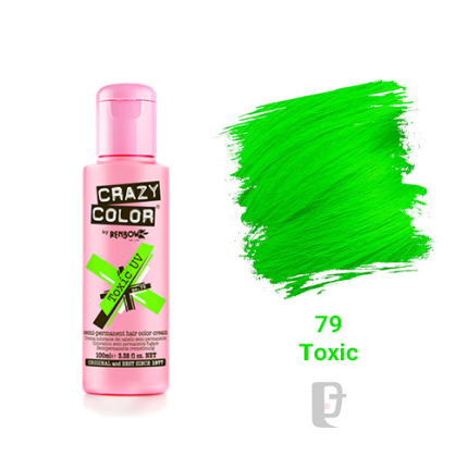 رنگ فانتزی کریزی کالر CRAZY COLOR Toxic 79