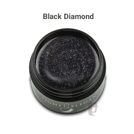 ژل رنگی لایت الگانس Light Elegance Black Diamond