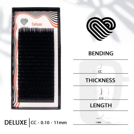 مژه اکستنشن 20 ردیفه لاولی Lovely Deluxe CC 0.10 11mm